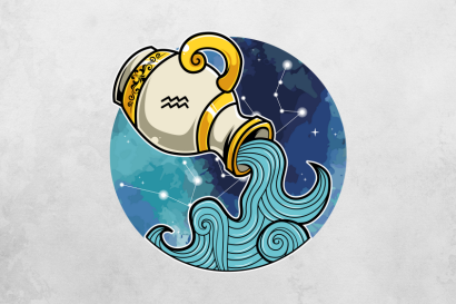 Símbolo do signo de aquário 