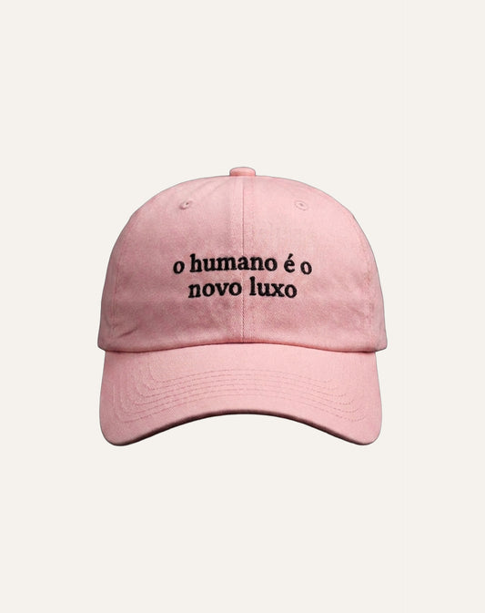 Boné "o humano é o novo luxo"