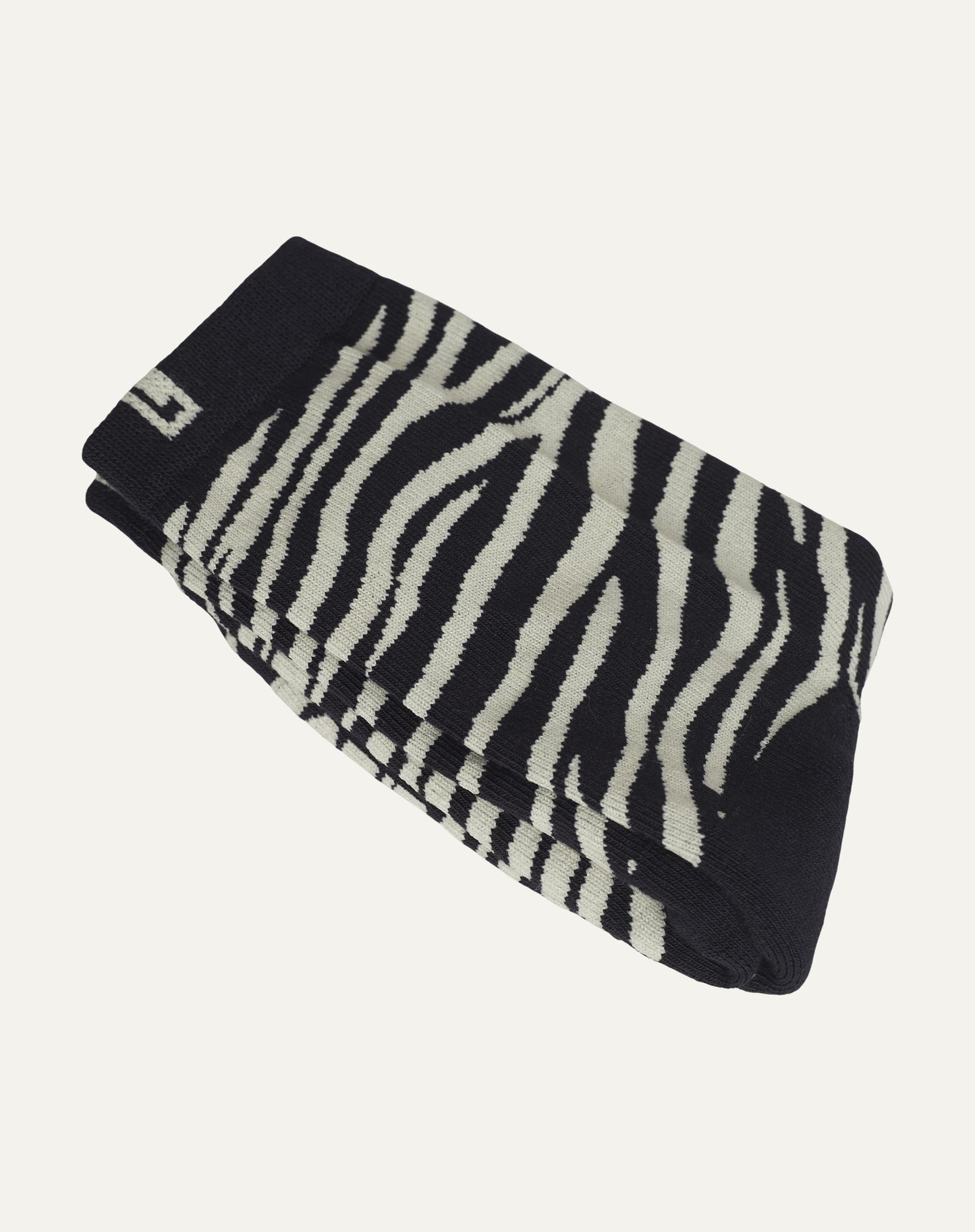 Meia Algodão Zebra Chumbo