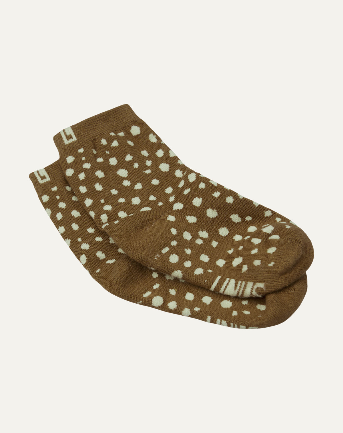 Mini Meia Chital Caramelo