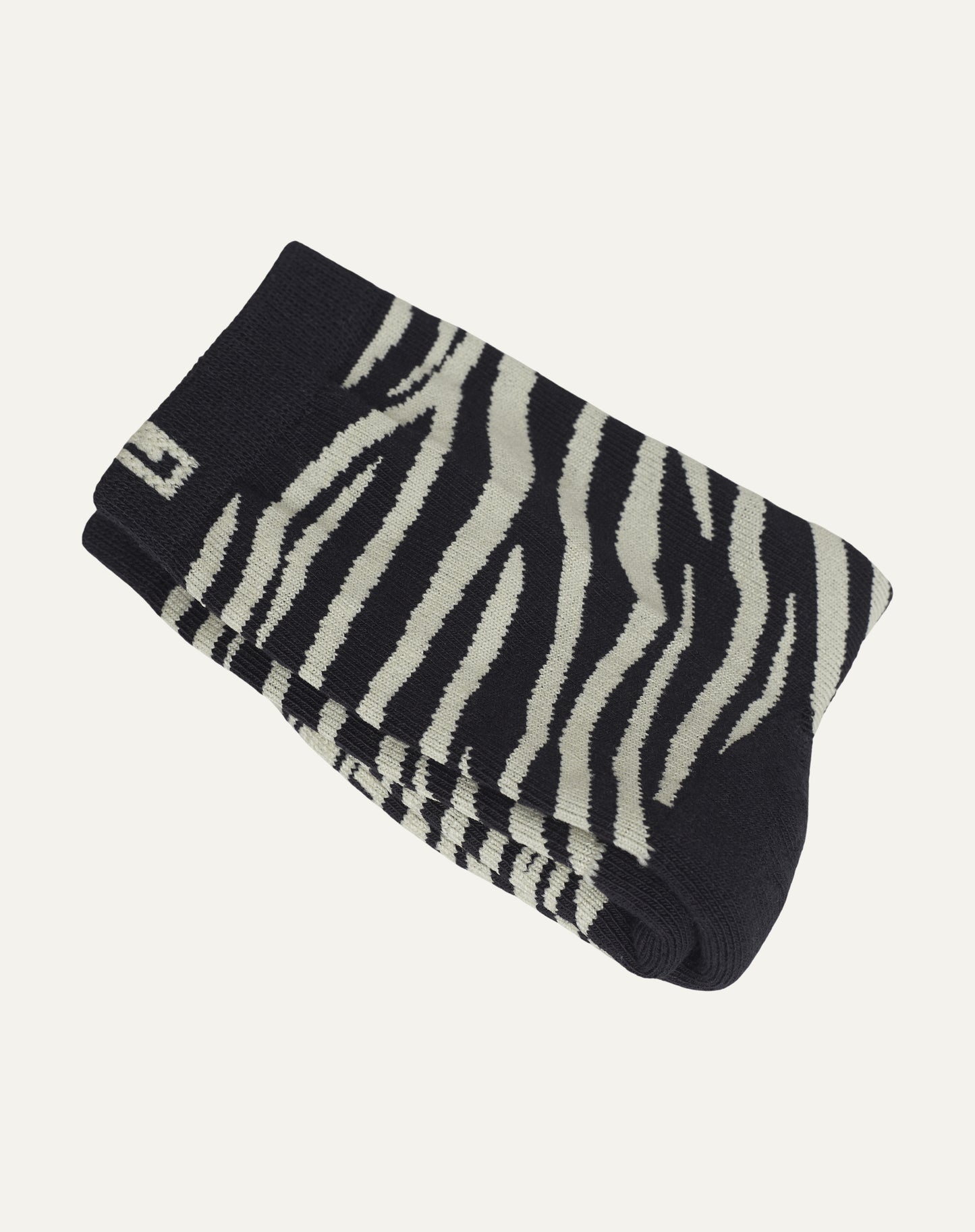 Mini Meia Zebra Chumbo